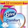 Edet Comfort - 3-laags Wc Papier - 32 Rollen 1 Edet Comfort - 3-laags Wc Papier - 32 Rollen -Reinigingsproducten Winkel 1113x1200