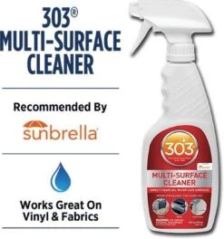 303® Multi-Surface Cleaner - 946 Ml | Veilig Voor Alle Soorten Bekleding En Vinyl. Vlekken Verdwijnen Binnen Enkele Minuten En Verkleurde Oppervlakken Komen Weer Tot Leven. -Reinigingsproducten Winkel 1121x1200 1
