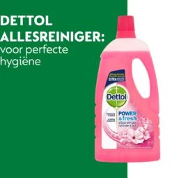 Dettol - Power & Fresh - Allesreiniger - Kersenbloesem - 8 X 1 Liter -Reinigingsproducten Winkel 1157x1200