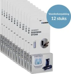 Geberit DuoFresh Sticks - 96 Stuks - Voordeelverpakking - Toilet/WC Blokjes Inbouwreservoir -Reinigingsproducten Winkel 1163x1200