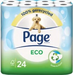 Page Toiletpapier - Eco - Duurzaam - 24 Rollen - Voordeelverpakking -Reinigingsproducten Winkel 1172x1200