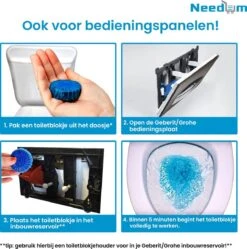 Needum ® Toiletblokjes Voor Inbouwreservoirs – WC-blokjes – Toiletblokken In Een Voordeelverpakking – 30 Stuks -Reinigingsproducten Winkel 1190x1200 8