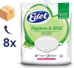 Edet Aloe Vera Vochtig Toiletpapier - 8 X 40 Stuks - Halfjaar Voorraad 7 Edet Aloe Vera Vochtig Toiletpapier - 8 X 40 Stuks - Halfjaar Voorraad -Reinigingsproducten Winkel 1200x1101