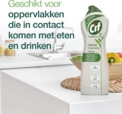 Cif CleanBoost Cream Original Schuurmiddel - 8 X 750 Ml - Voordeelverpakking -Reinigingsproducten Winkel 1200x1118 2