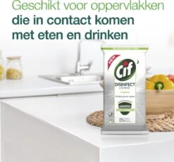 Cif Disinfect & Shine Wipes Doden 99,99% Van De Bacteriën Original Desinfecterende Schoonmaakdoekjes, Van 100% Biologisch Afbreekbaar Textiel 5 X 75 Doekjes -Reinigingsproducten Winkel 1200x1118 3
