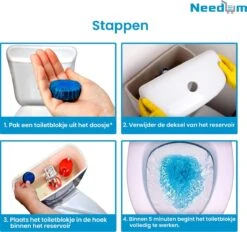 Needum ® Toiletblokjes Voor Inbouwreservoirs – WC-blokjes – Toiletblokken In Een Voordeelverpakking – 30 Stuks -Reinigingsproducten Winkel 1200x1129 5
