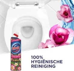 Glorix WC Powergel Toiletreiniger Pink Flower - 6 X 750 Ml - Voordeelverpakking -Reinigingsproducten Winkel 1200x1147 3