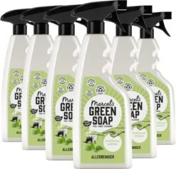 Marcel's Green Soap Allesreiniger Spray Basilicum & Vertivert Gras - 6 X 500 Ml