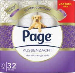 Page Toiletpapier - 32 Rollen - Kussenzacht Wc Papier (3-laags) - Voordeelverpakking -Reinigingsproducten Winkel 1200x1167 2