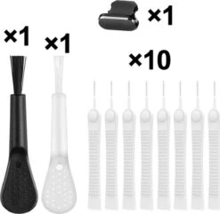 Merkloos Complete Schoonmaak Set Laadpoort Stofverwijderaar Geschikt Voor Apple Iphone Pro En Airpods - Dust Cover Cleaning Kit – Oplaadpoort Schoonmaken – Stofkapje Anti Stof Plug Schoonmaakset Tips -Reinigingsproducten Winkel 1200x1171