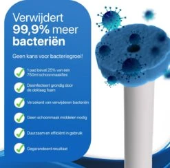 RevoBrush 28x Ocean Breeze Foaming Pads Navulling - WC Borstel Met Houder Vrijstaand -Reinigingsproducten Winkel 1200x1184 1