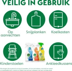 Dettol - 1,5L Allesreiniger Spray Power & Fresh - Badkamer 1x500 Ml Keuken 1x500ml Citrus 1x500ml - Voordeelverpakking -Reinigingsproducten Winkel 1200x1187