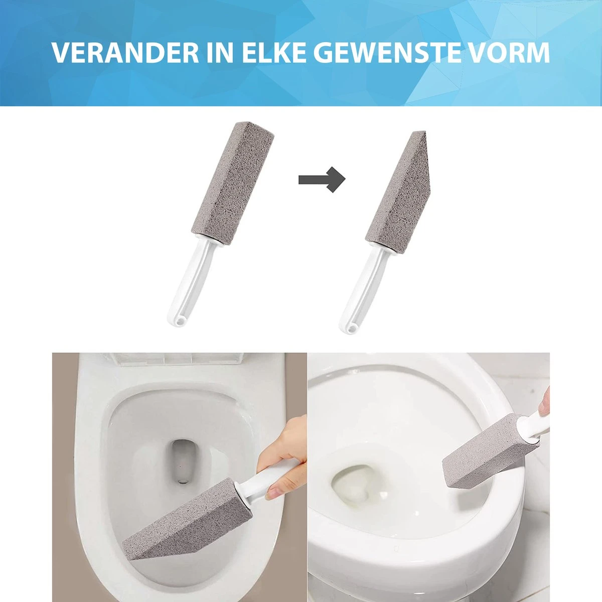 YONO Puimsteen Voor WC Schoonnmaken - Toilet Reiniging Ontkalken - Pumice Stone Toiletblok - 2 Stuks 6 YONO Puimsteen Voor WC Schoonnmaken - Toilet Reiniging Ontkalken - Pumice Stone Toiletblok - 2 Stuks - Afbeelding 4
