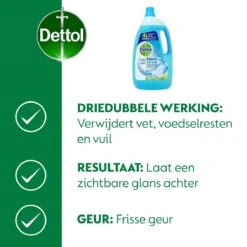 Dettol - Power & Fresh - Allesreiniger - Katoenfris - 3 X 4 Liter -Reinigingsproducten Winkel 1200x1200 276