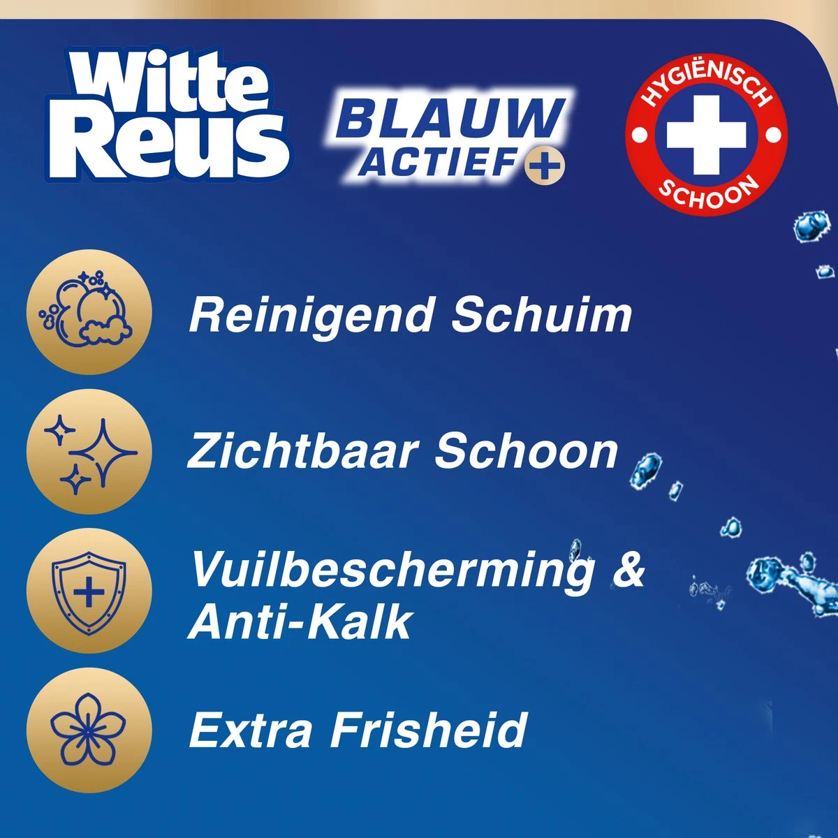 Witte Reus Blauw Actief Toiletblok - Hygiene - WC Blokjes Voordeelverpakking - 10 Stuks 5 Witte Reus Blauw Actief Toiletblok - Hygiene - WC Blokjes Voordeelverpakking - 10 Stuks - Afbeelding 3