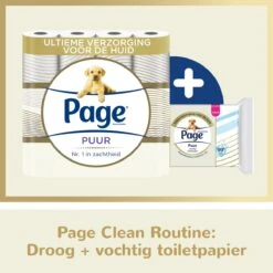 Page Puur Toiletpapier - 24 Rollen - Extra Duurzaam Wc Papier - Voordeelverpakking -Reinigingsproducten Winkel 1200x1200 520