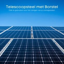 Merkloos Telescoopsteel Ramenwassen 4,6M - Met Borstel & Waterdoorvoer - Voor Ramen - Watertoevoer - Borstel -Reinigingsproducten Winkel 1200x1200 584
