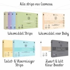 Cosmeau Toiletreiniger Sheets 60 Beurten Wasvellen Detergent Sheets Eco Toilet Strips - Cosmo Cosmea Kosmo -Reinigingsproducten Winkel 1200x1200 8