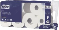 Tork Traditioneel Toiletpapier 3-laags Wit 250 Vel T4 Premium -Reinigingsproducten Winkel 1200x617
