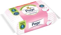 Page Vochtig Toiletpapier - 6 X 74 Stuks - Sensitive Maxi Vochtig Wc Papier - Voordeelverpakking -Reinigingsproducten Winkel 1200x701