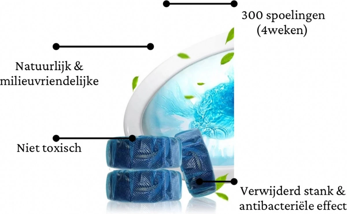 DONGOODS® Toiletblokjes Voor Inbouwreservoirs – WC-blokjes – Toiletblokken In Een Voordeelverpakking – 12 Stuks 5 DONGOODS® Toiletblokjes Voor Inbouwreservoirs – WC-blokjes – Toiletblokken In Een Voordeelverpakking – 12 Stuks - Afbeelding 3