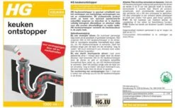 HG Keukenontstopper - 1L - De NR1 Ontstopper - Biologisch Afbreekbaar 9 HG Keukenontstopper - 1L - De NR1 Ontstopper - Biologisch Afbreekbaar -Reinigingsproducten Winkel 1200x741
