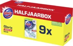 Glorix Power 5 Bleek Toiletblokken - 9 Stuks - Voordeelverpakking -Reinigingsproducten Winkel 1200x760 2