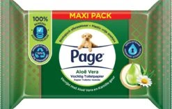 Page Vochtig Toiletpapier - 6 X 74 Stuks - Aloë Vera Maxi Vochtig Wc Papier - Voordeelverpakking 16 Page Vochtig Toiletpapier - 6 X 74 Stuks - Aloë Vera Maxi Vochtig Wc Papier - Voordeelverpakking -Reinigingsproducten Winkel 1200x763 4