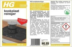HG Kookplaatreiniger - 500ml - Streeploos Vetvrij - Dagelijks Gebruik - Geschikt Voor Alle Kookplaten -Reinigingsproducten Winkel 1200x793 1