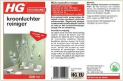 HG Kroonluchter Reiniger - 500ml - Snel Een Vlekkeloos Resultaat -Reinigingsproducten Winkel 1200x794 1
