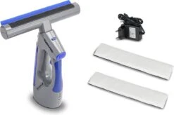 Swiss Pro+ Ruitenreiniger 3 In 1 WV 2 Blue Edition Window Vac - Ca. 120 M² - Waterzuiger - Incl. Smalle Zuigmond - Oplaadbaar - Raamwisser - Streeploos - Clicksystem - 2 Microvezeldoekjes - Met Sprayfunctie - Low Noise - Hepafilter -Reinigingsproducten Winkel 1200x796 1