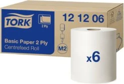 Poetsrol Tork M2 121206 2-laags - 20cm X 160m - 6 Rollen -Reinigingsproducten Winkel 1200x816