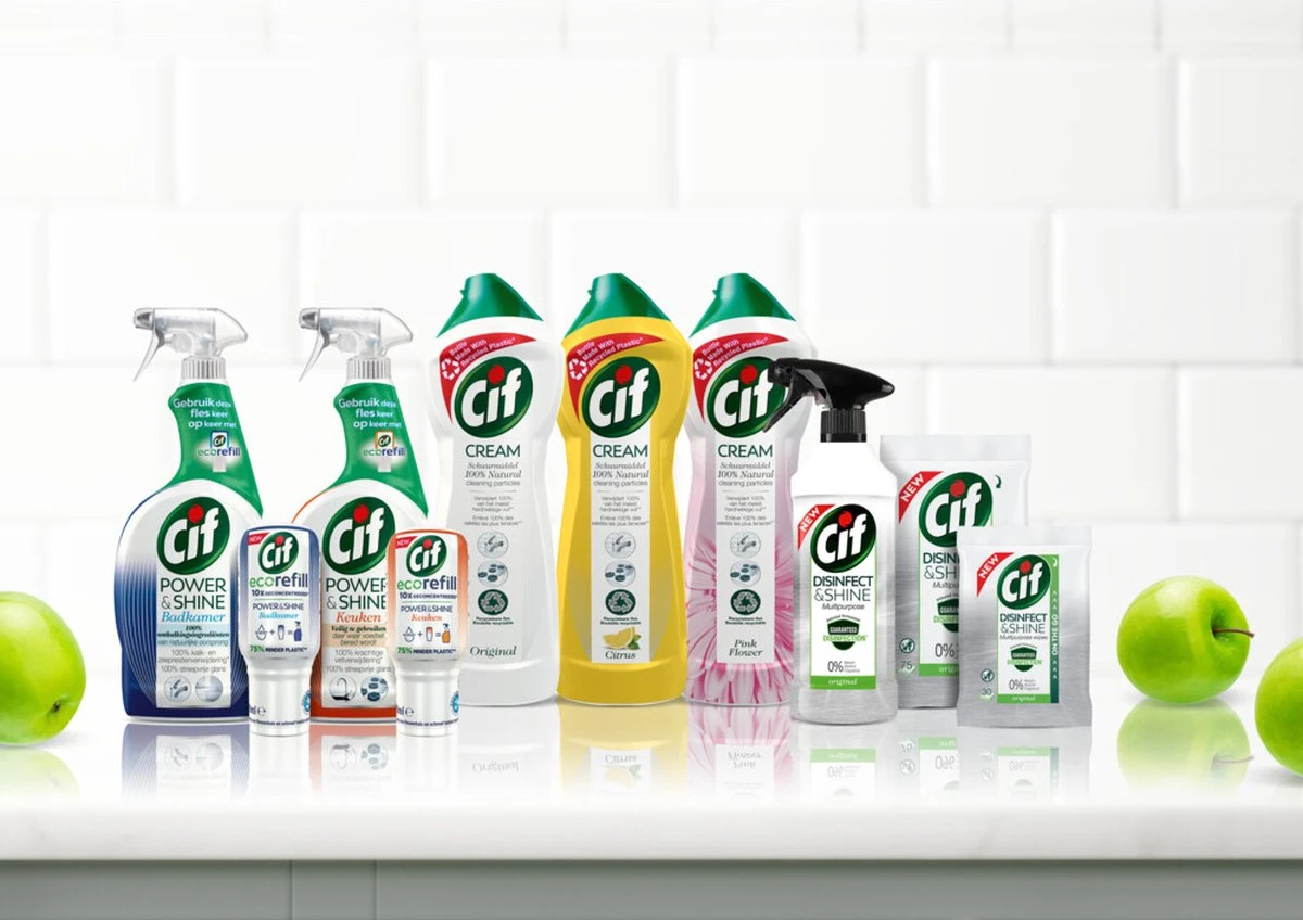 Cif CleanBoost Power & Shine Badkamer Spray - 6 X 750 Ml - Voordeelverpakking 13 Cif CleanBoost Power & Shine Badkamer Spray - 6 X 750 Ml - Voordeelverpakking - Afbeelding 11