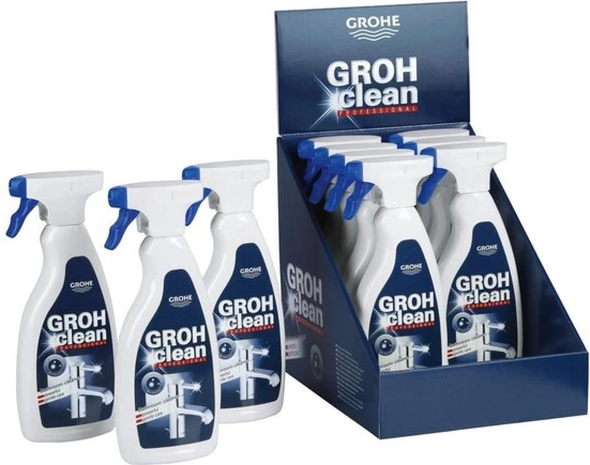 GROHE Grohclean Sproeiflacon Reiniger - 500 Ml - Schoonmaakmiddel - 48166000 8 GROHE Grohclean Sproeiflacon Reiniger - 500 Ml - Schoonmaakmiddel - 48166000 - Afbeelding 6
