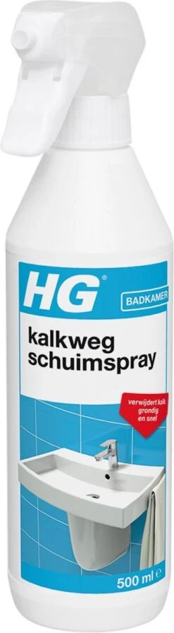 HG Kalkweg Schuimspray - 500ml - 100% Glans - Verwijdert En Voorkomt Kalk - Biologisch Afbreekbaar -Reinigingsproducten Winkel 331x1200 2