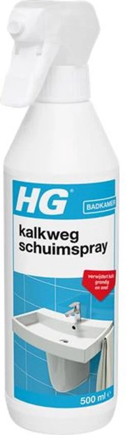 HG Kalkweg Schuimspray - 500ml - 100% Glans - Verwijdert En Voorkomt Kalk - Biologisch Afbreekbaar -Reinigingsproducten Winkel 348x1200 1