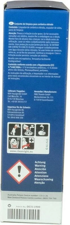 Bosch / Siemens Kookplaat Onderhoudsset - Onderhoudsset Voor Keramische Oppervlakken -Reinigingsproducten Winkel 377x1200 2