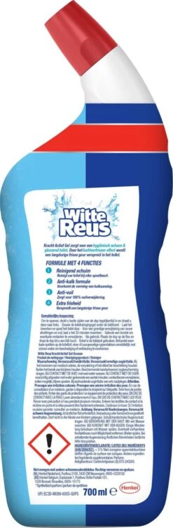 Witte Reus Toiletreiniger - Kracht Actief Gel Oceaan - Voordeelverpakking 10 X 700ml -Reinigingsproducten Winkel 393x1200 3