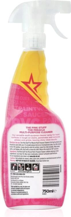 The Pink Stuff The Miracle Allesreiniger 750 Ml -Reinigingsproducten Winkel 396x1200