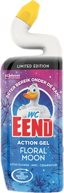 WC Eend Toiletreiniger Action Gel Floral Moon - 6x 750 Ml - Voordeelverpakking -Reinigingsproducten Winkel 399x1200 1