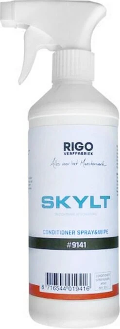 RigoStep Skylt Conditioner Spray ACTIE -Reinigingsproducten Winkel 437x1200
