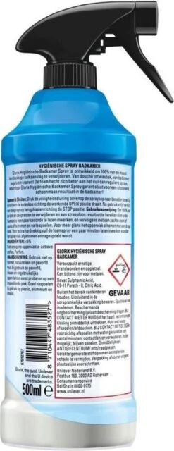 Glorix Hygiënische Badkamer Foamspray - 6 X 500 Ml - Voordeelverpakking 11 Glorix Hygiënische Badkamer Foamspray - 6 X 500 Ml - Voordeelverpakking -Reinigingsproducten Winkel 463x1200