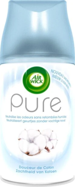 Air Wick Freshmatic Automatische Spray Luchtverfrisser - Pure Zachtheid Van Katoen Navulling - 3 Stuks - Voordeelverpakking -Reinigingsproducten Winkel 484x1200 3