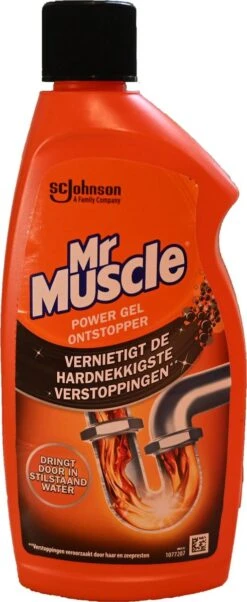 3x Mr. Muscle Power Gel Ontstopper 500 Ml -Reinigingsproducten Winkel 492x1200
