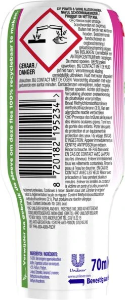Cif CleanBoost Power & Shine Allesreiniger Ecorefill Capsules - 10 X 70 Ml - Voordeelverpakking -Reinigingsproducten Winkel 500x1200