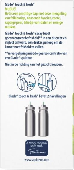 Glade By Brise Touch & Fresh Muguet Navulling - 2 Stuks -Reinigingsproducten Winkel 527x1200