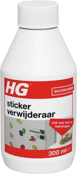 HG Stickerverwijderaar - 300ml - Eenvoudig In Gebruik - 100% Lijmrestenverwijdering -Reinigingsproducten Winkel 531x1200 1