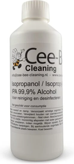 Cee-Bee Isopropanol | Isopropyl | IPA 99.9% Alcohol | 1000 Ml | 3 Flessen á 1 Liter | 3 Liter -Reinigingsproducten Winkel 540x1200
