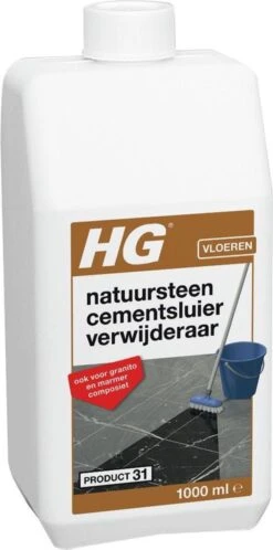 HG Natuursteen Cement- & Kalksluier Verwijderaar (HG Product 31) - 1L - Veilig In Gebruik -Reinigingsproducten Winkel 595x1200 1