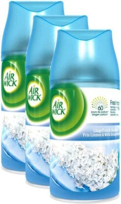 AIRWICK Freshmatic Automatische Spray Refill Frisse Linnen & Witte Bloemen Krimp - (3x250ml) -Reinigingsproducten Winkel 712x1200 1